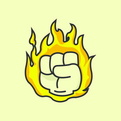 fiery fist o pain