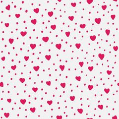Hearts pattern. Can be used for textile, website background, book cover, packaging.