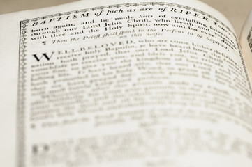 Baptism for those of "Riper Years" in a very old version of the Book of Common Prayer (CofE)