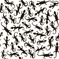 Lizards. Seamless pattern can be used for wallpaper,  pattern fills, web page background,  surface textures.