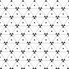 Seamless pattern with triangles.
