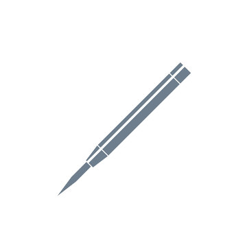 Scriber in vector flat. Required tool in the wizard.