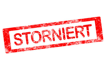storniert