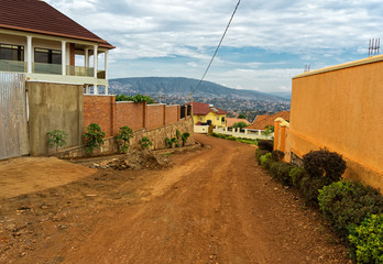 A street in Gikondo,a part of Kigali