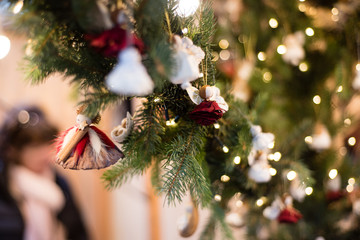 Christmas market Budapest, decorations, handmade, Christmas mood