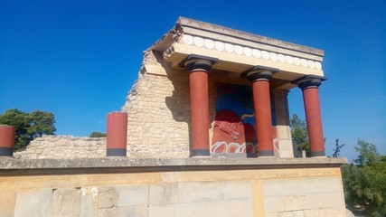 Naklejka premium Knossos, Creta, Grécia