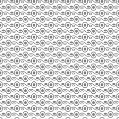Seamless stylish texture with connected circles.