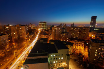 Obraz premium Pechersk Kiev city view, panorama Kiev