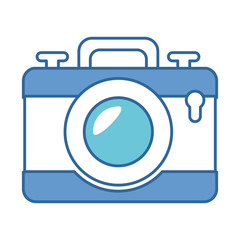 camera photographic isolated icon vector illustration design
