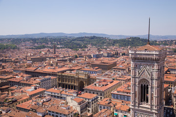 Fototapeta na wymiar city of Florence in Italy