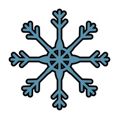 Fototapeta premium snow flake isolated icon vector illustration design