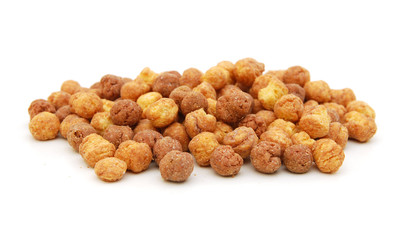 Sweeteted crunchy corn cereal made with real peanut butter and cocoa