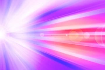 pink and violet sunburst background with flare