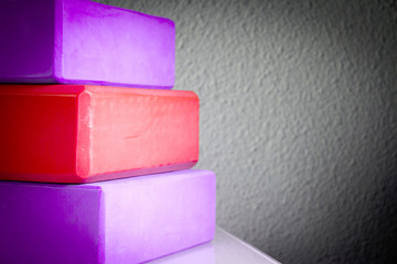 Blocks for yoga and pilates exercises