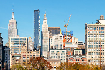 New York City Autumn Skyline