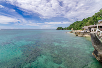 beautiful landscape at West Cove in Boracay