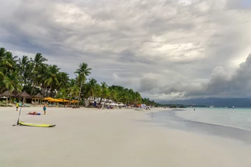 Photo sur Plexiglas Plage blanche de Boracay Nov 16, 2017 Cloudy weather in boracay white beach