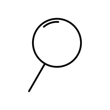 search outline logo icon design