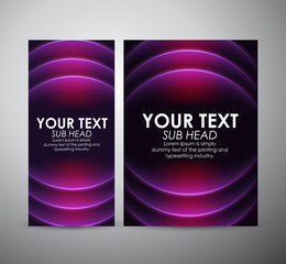 Brochure business design Abstract purple line curve pattern background. 