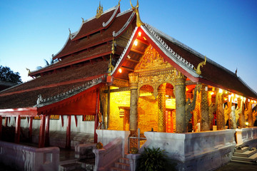 Fototapeta premium Temple Luang prabang in Lao