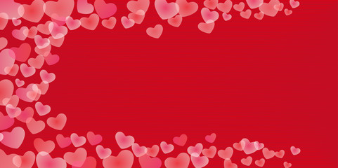 バレンタイン　ハート　和紙　背景