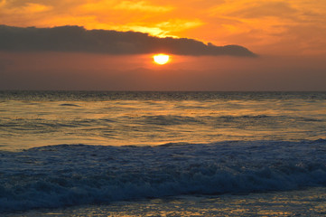 Sunset at Refugio Beach, Santa Barbara County