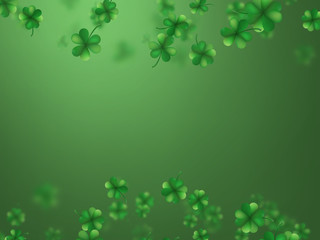 Irish template for design card, invitation. EPS 10 vector