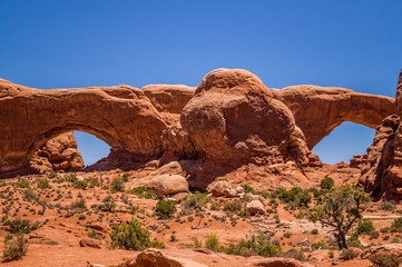Natural parks of America. Arches National Park, Utah, United States