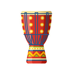 Fototapeta na wymiar Mexican colorful ethnic drums, traditional percussion musical instrument.