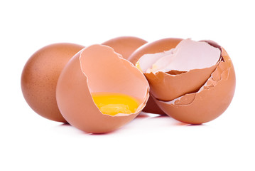 egg isolated on white background