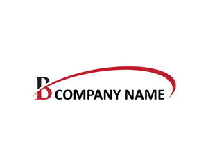 b letter swoosh logo