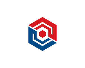 hexagonal logo