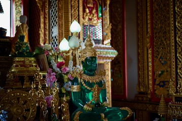 The Buddha image within the church is something that Buddhists worship, and is attached to the mind.