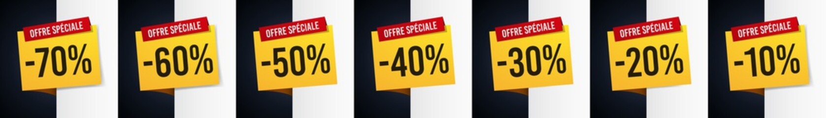 Fototapeta premium Soldes étiquettes