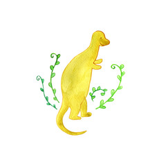 dinosaur and prehistoric plants