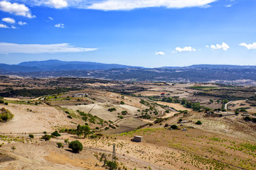 Sardinien Mittelmeer Dorf Wald