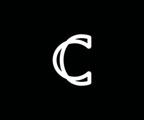 letter C logo vector