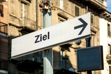 Schild 219 - Ziel