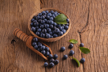 Sloes in bowl