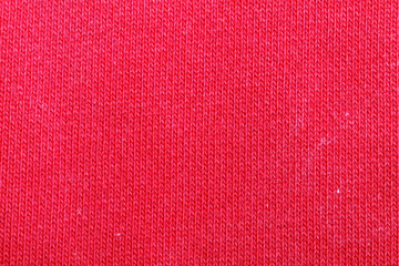 Fabric red colored texture or background
