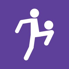 Football Soccer Juggling Sport Figure Symbol Vector Illustration Graphic