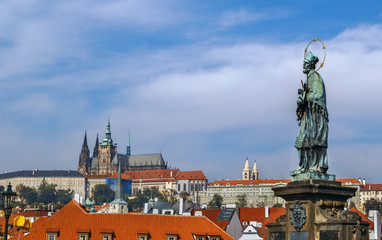 View of Prague castle, Czech republic