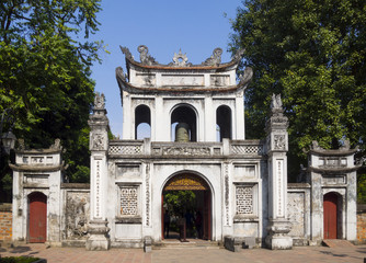 Fototapeta na wymiar Literature Temple in Hanoi