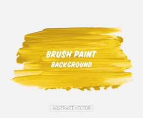 Logo brush painted acrylic abstract background design illustration vector over square frame. Perfect watercolor design for headline, logo and sale banner. 