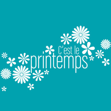c'est le printemps