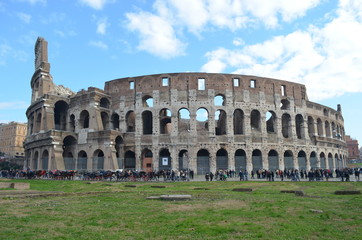 Fototapeta na wymiar The Colesseum - Rome