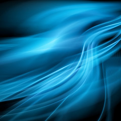 Fototapeta premium Abstract blue background