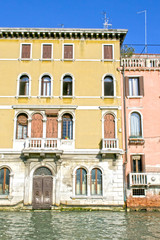 Fototapeta na wymiar Panorama della città di Venezia - Italia