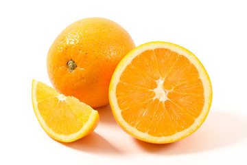 orange isolated on white background