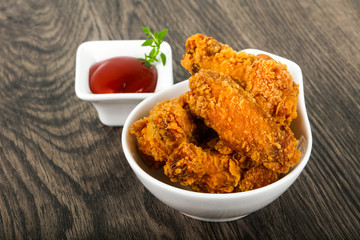 Crispy chicken wings